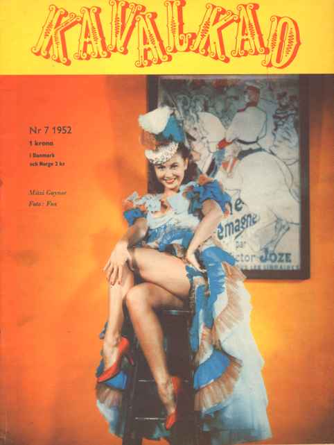 KAVALKAD magazine side cover Issue 7   1952