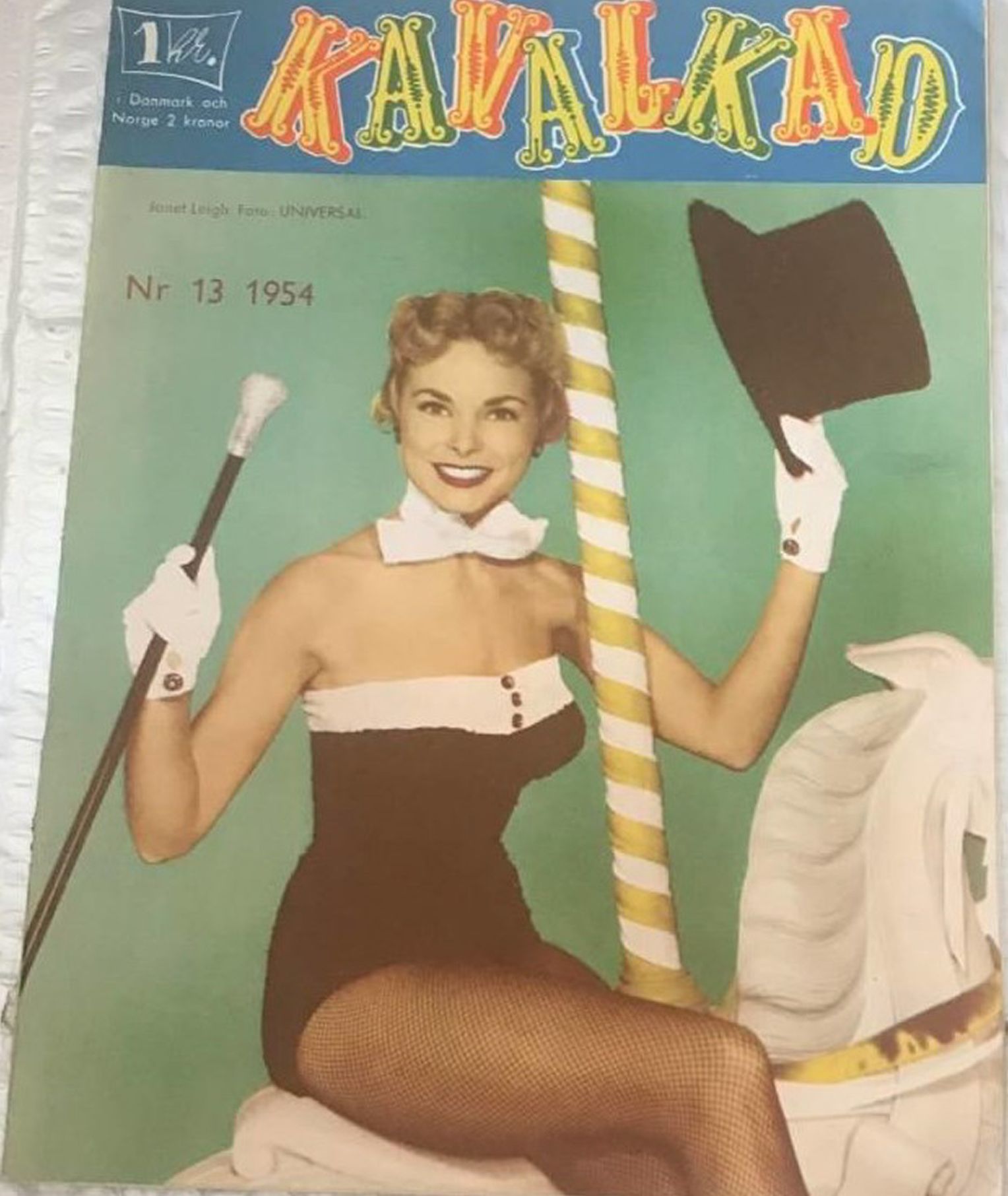 KAVALKAD magazine side cover Issue 13   1954