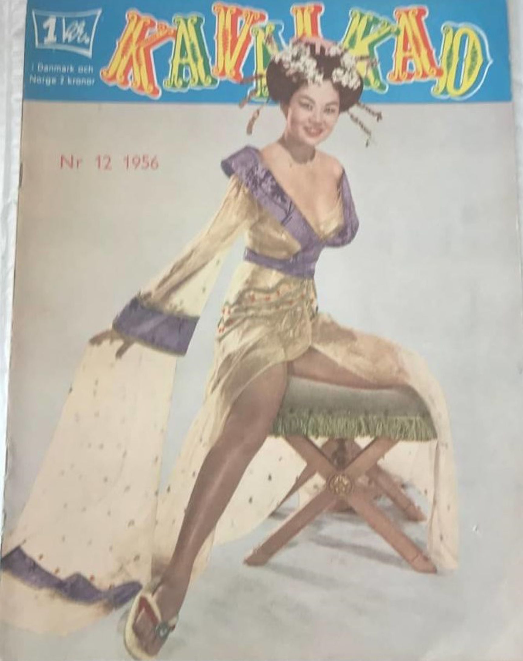 KAVALKAD magazine side cover Issue 12  June 1956