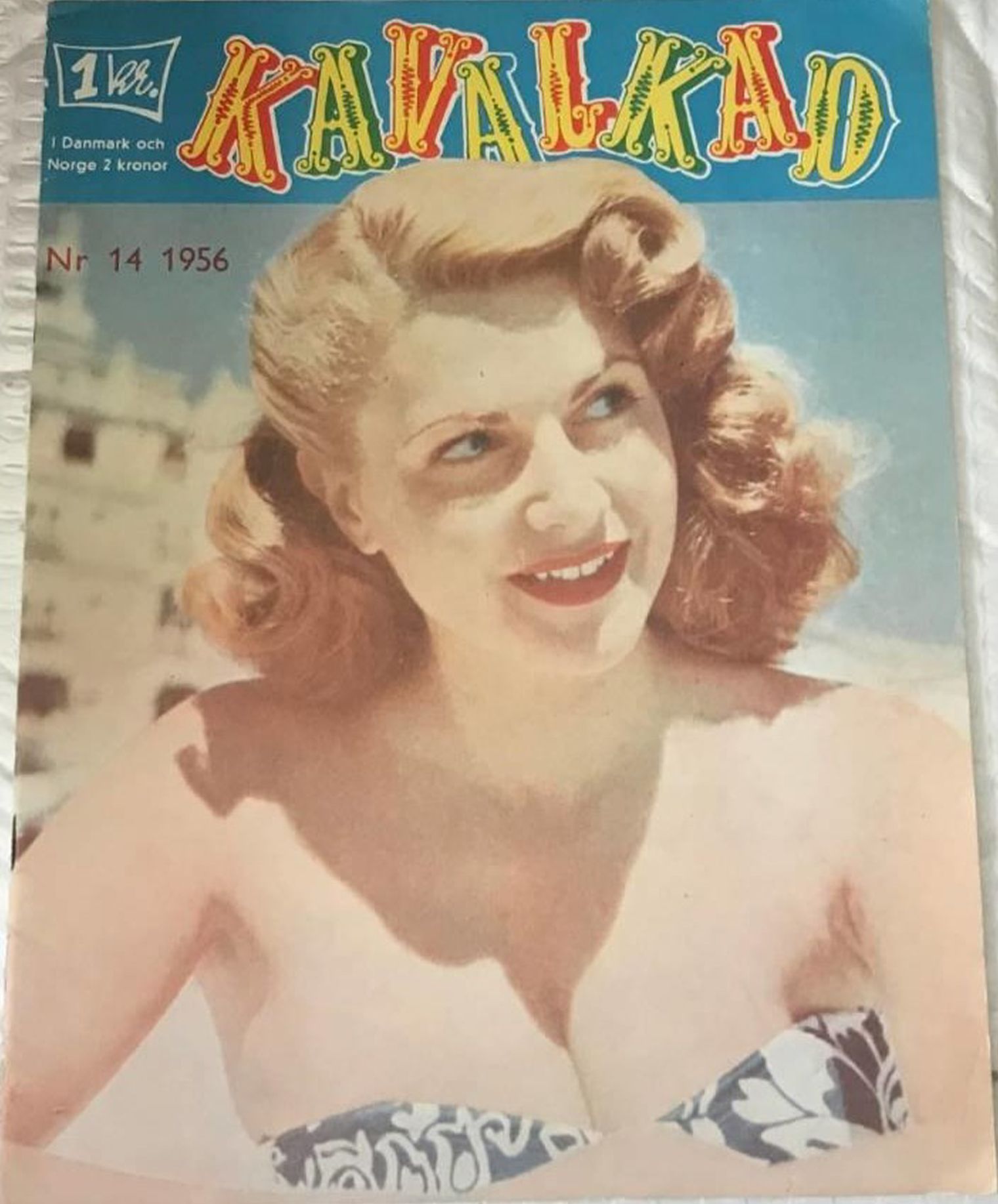 KAVALKAD magazine side cover Issue 14   1956
