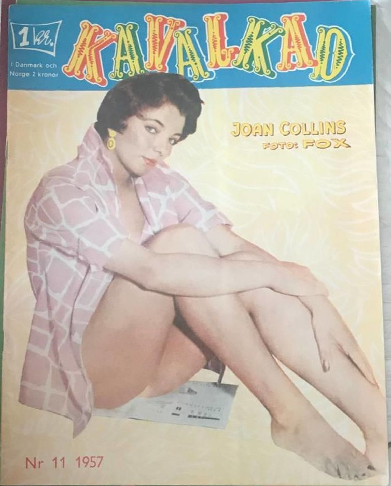 KAVALKAD magazine side cover Issue 11  June 1957