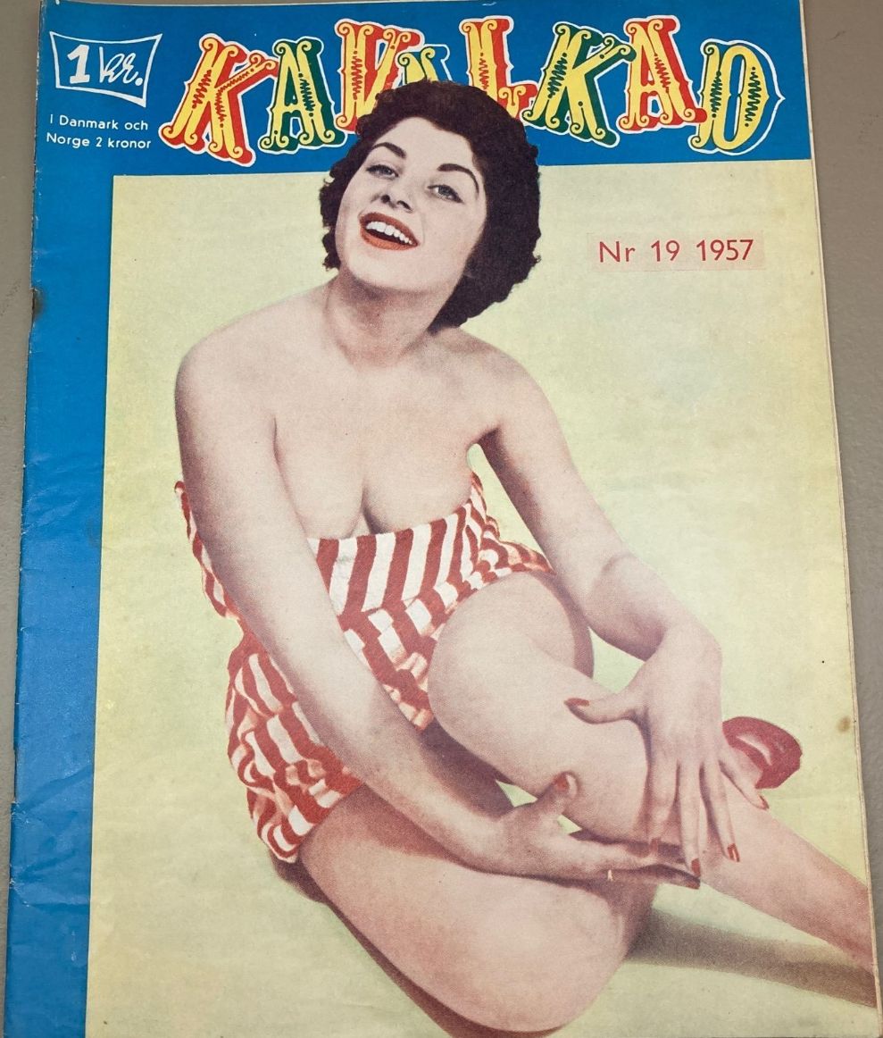 KAVALKAD magazine side cover Issue 19   1957