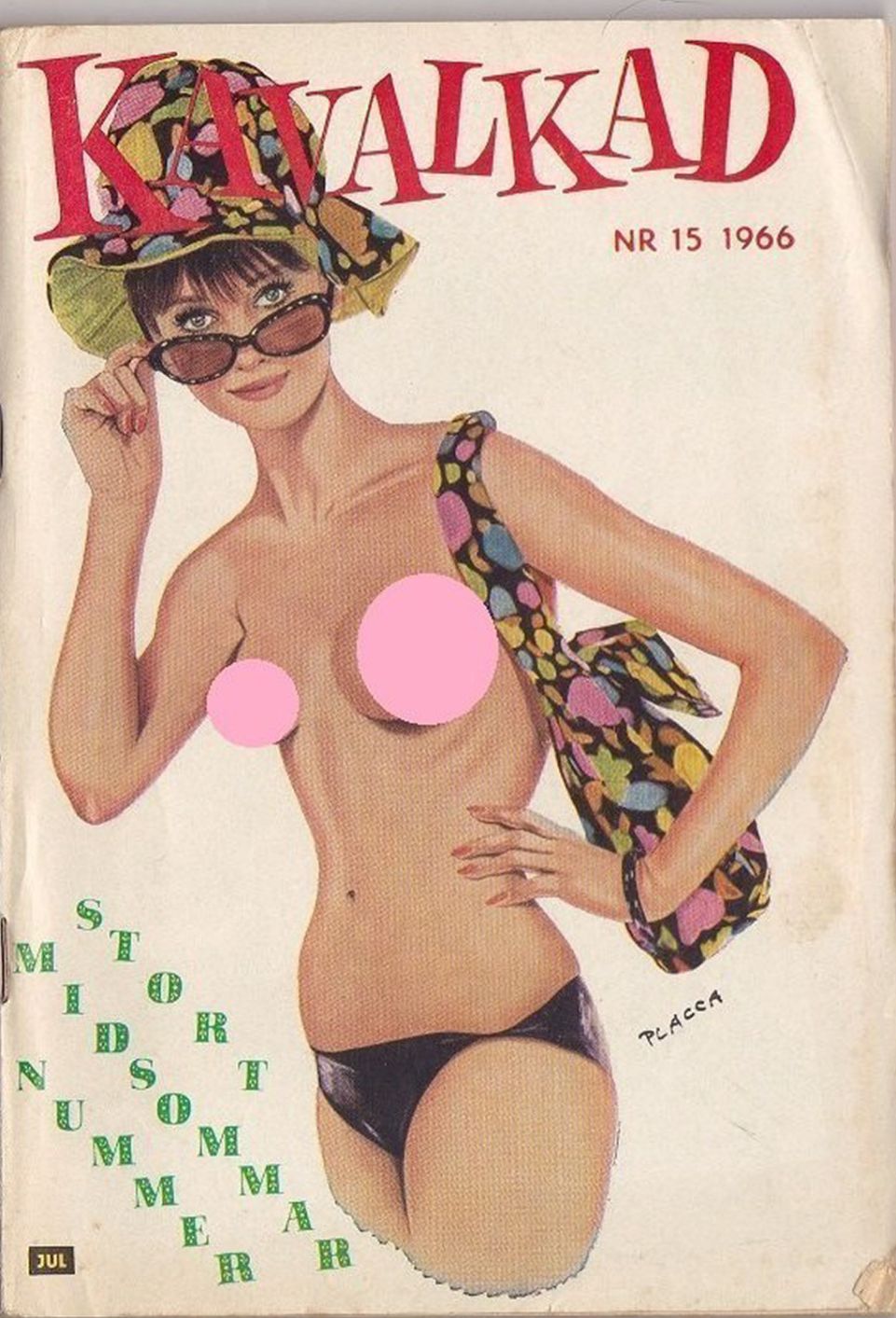 KAVALKAD magazine side cover Issue 15  July 1966