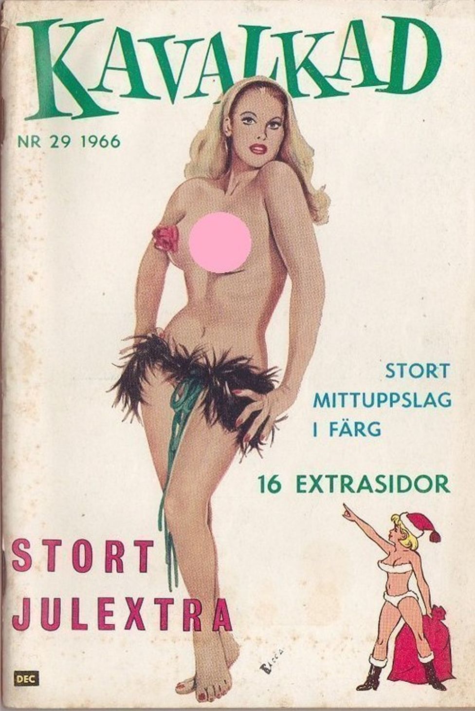KAVALKAD magazine side cover Issue 29  December 1966
