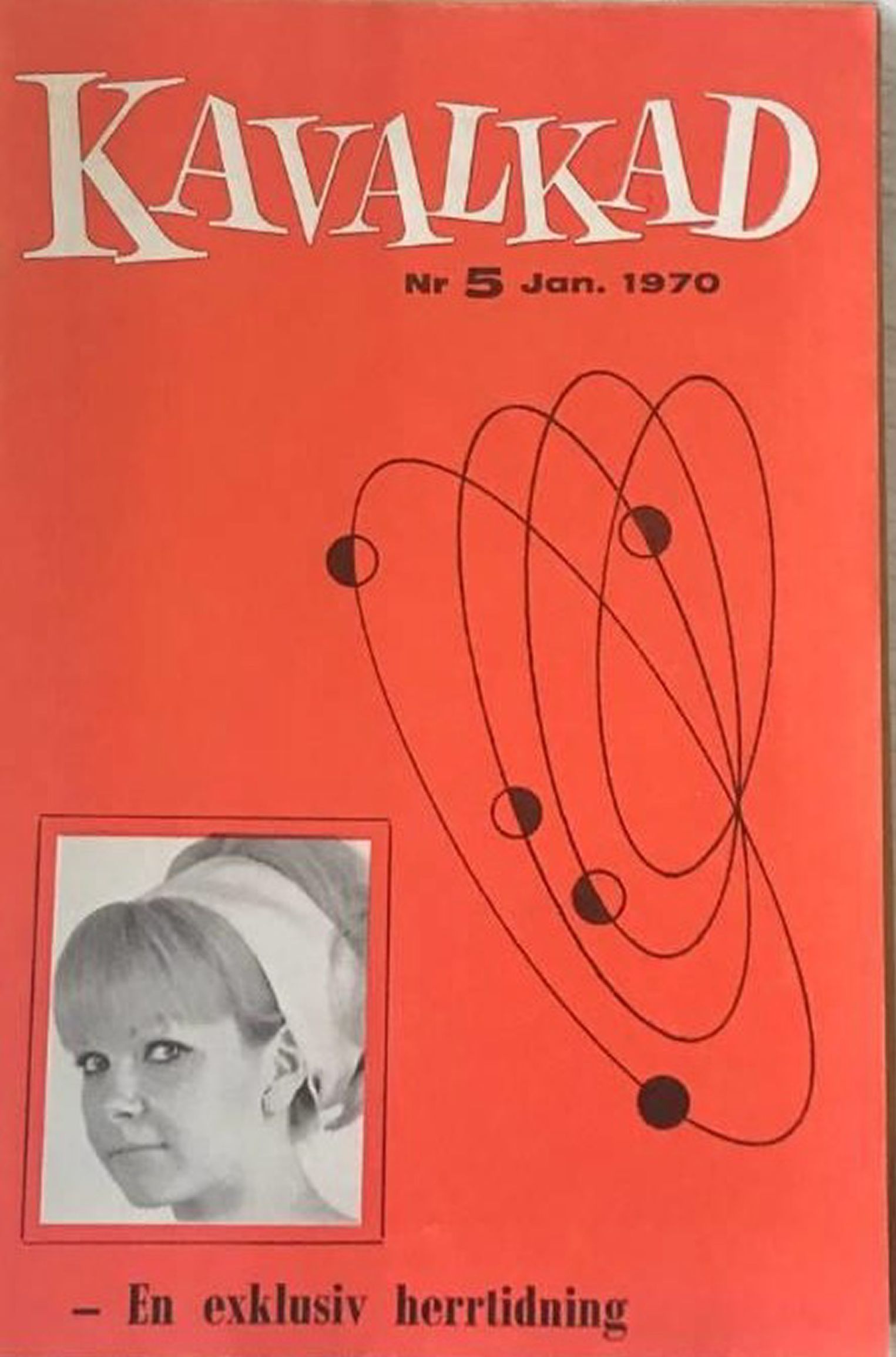 KAVALKAD magazine side cover Issue 5  January 1970
