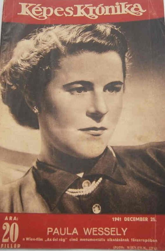KEPES KRONIKA magazine side cover 25 December 1941