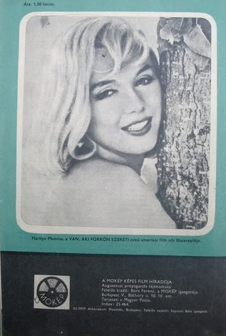 KEPES FILM HIRADO magazine side cover  1965