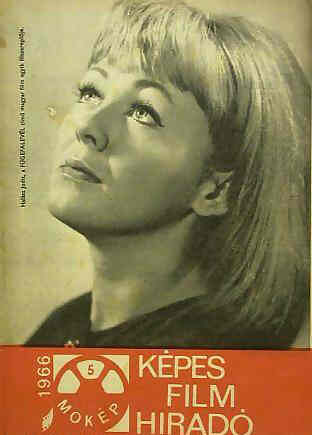 KEPES FILM HIRADO magazine side cover Issue 5  1966