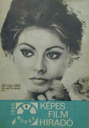 KEPES FILM HIRADO magazine side cover Issue 8  1966