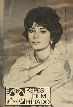 KEPES FILM HIRADO magazine side cover Issue 12  1969