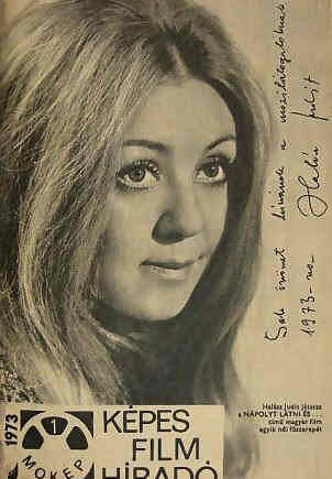 KEPES FILM HIRADO magazine side cover Issue 1  1973