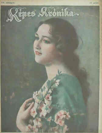 KEPES KRONIKA magazine side cover 26 April 1925