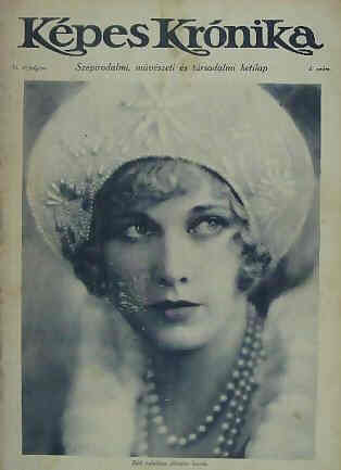 KEPES KRONIKA magazine side cover 27 January 1929