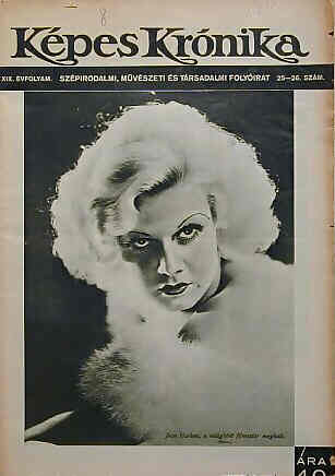 KEPES KRONIKA magazine side cover Issue 25-26  1937