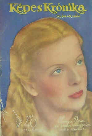 KEPES KRONIKA magazine side cover 5 November 1939
