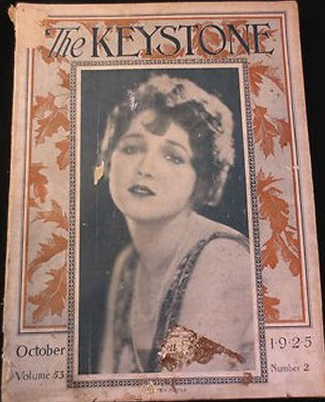 KEYSTONE | THE magazine side cover  October 1925