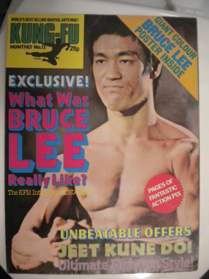 KUNG FU MONTHLY magazine side cover Issue 12 April 1975