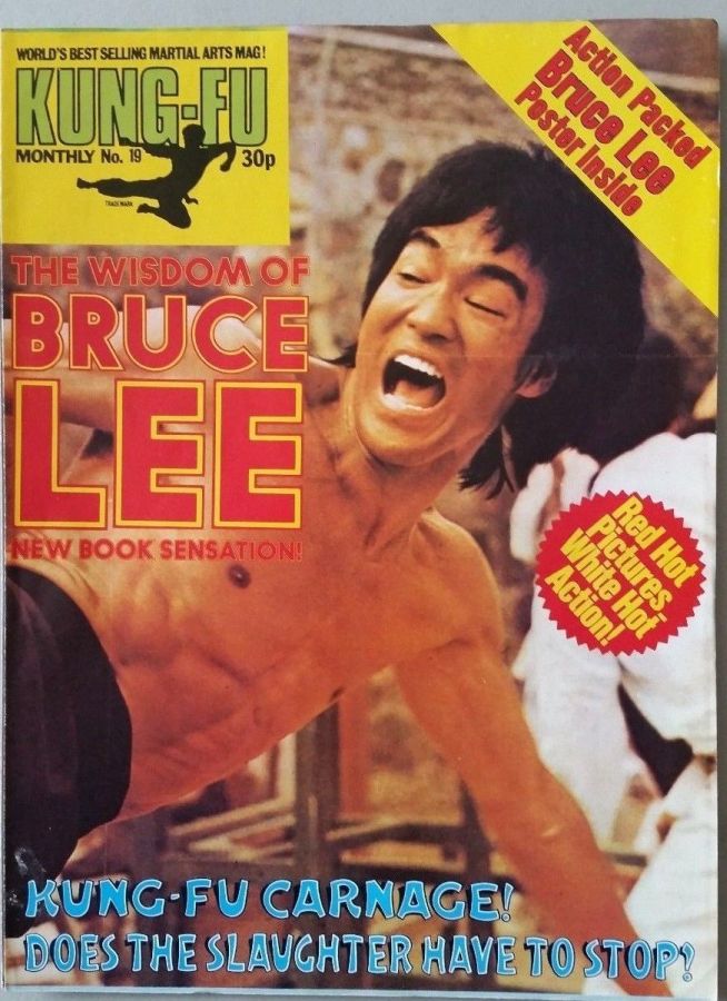 KUNG FU MONTHLY magazine side cover Issue 19 December 1975