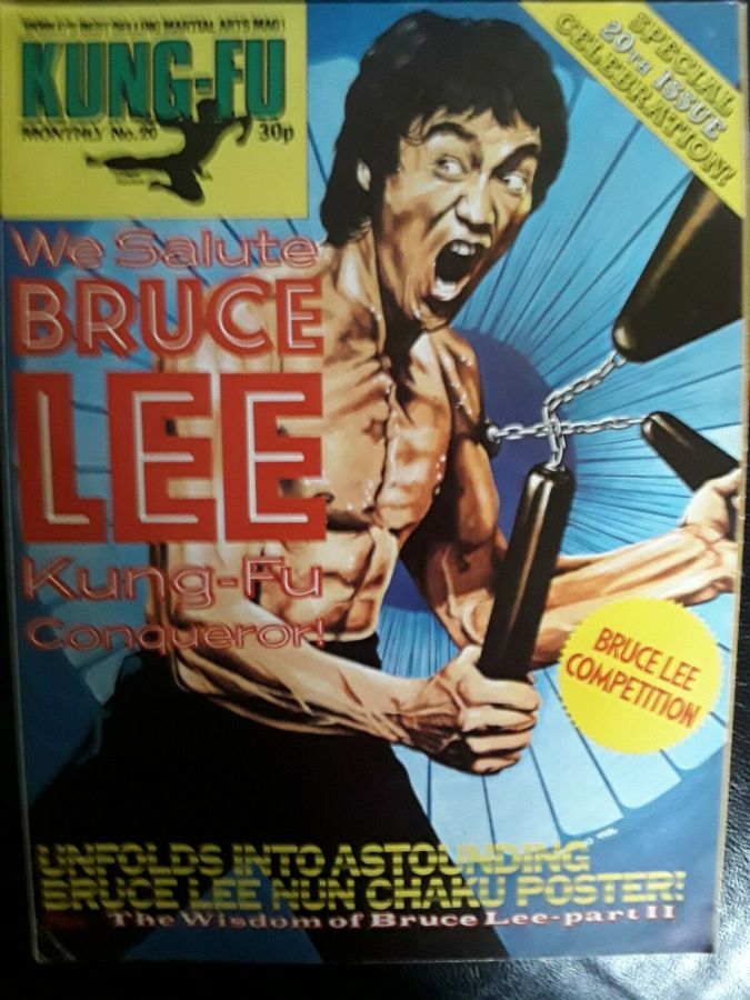 KUNG FU MONTHLY magazine side cover Issue 20  1975