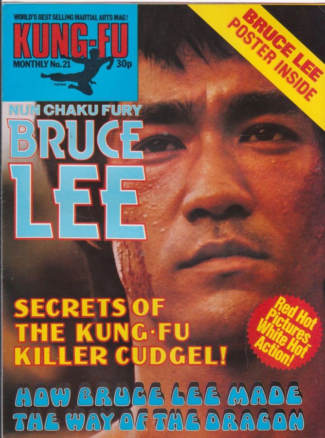 KUNG FU MONTHLY magazine side cover Issue 21  January 1976