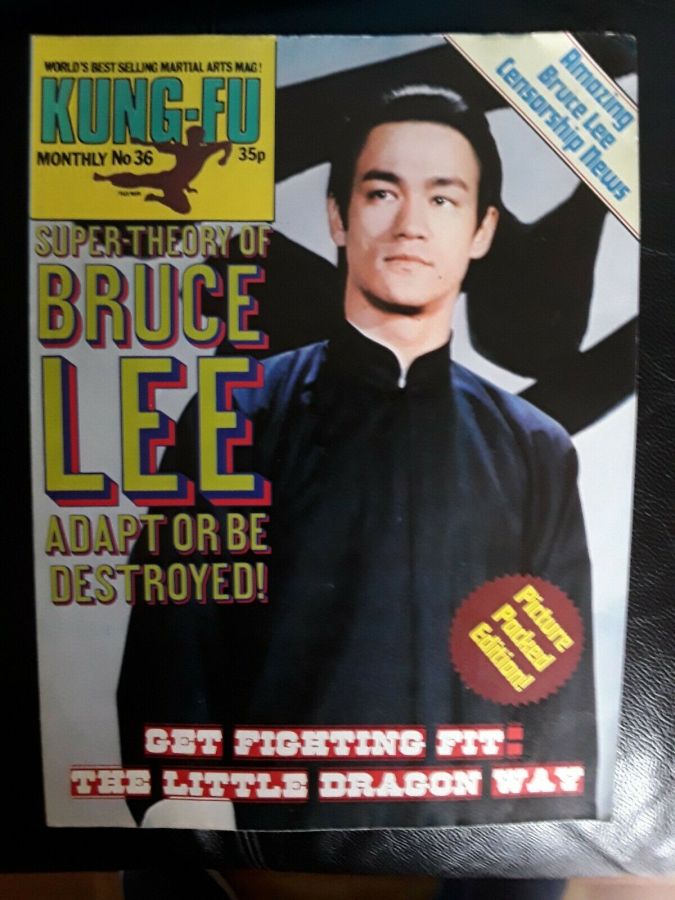 KUNG FU MONTHLY magazine side cover Issue 36   1977