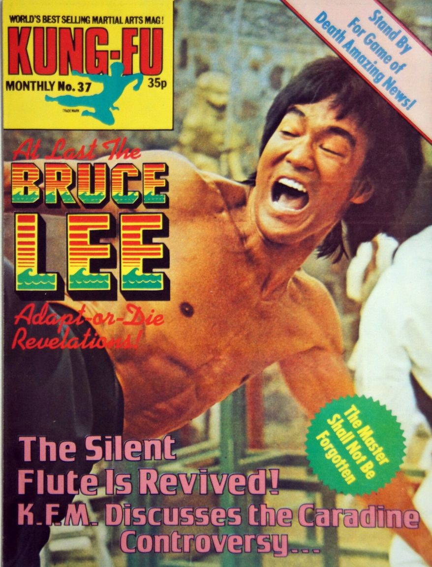 KUNG FU MONTHLY magazine side cover Issue 37   1977