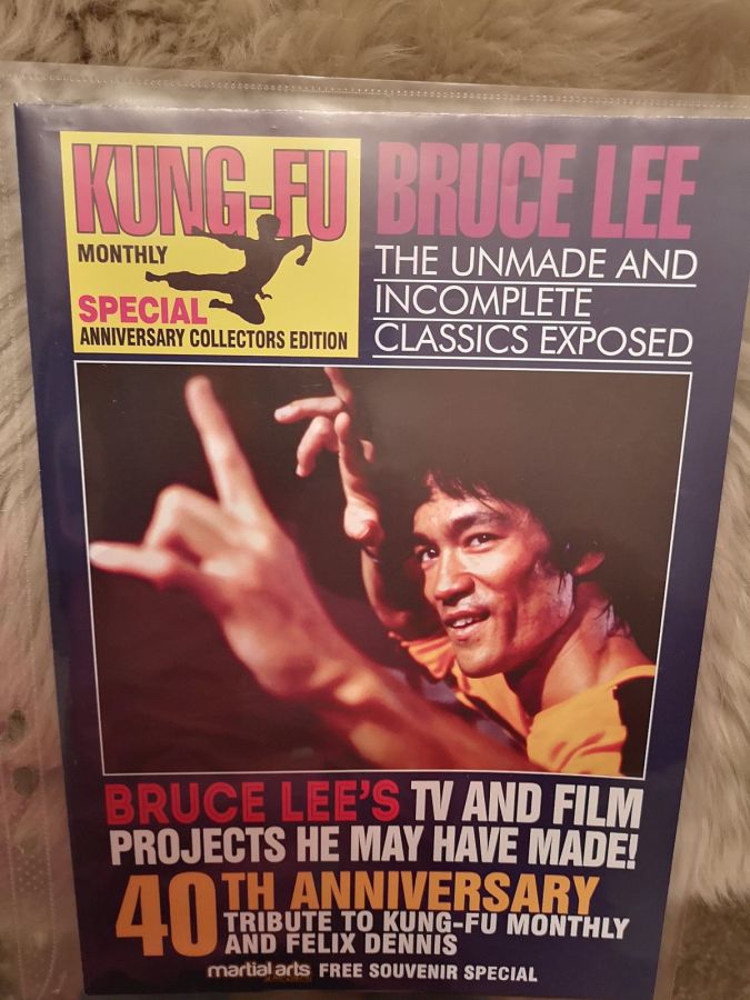 KUNG FU MONTHLY magazine side cover Issue 40  Special August 1977