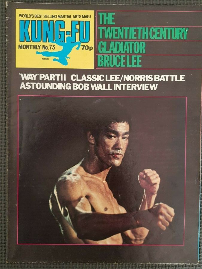 KUNG FU MONTHLY magazine side cover Issue 73   1980