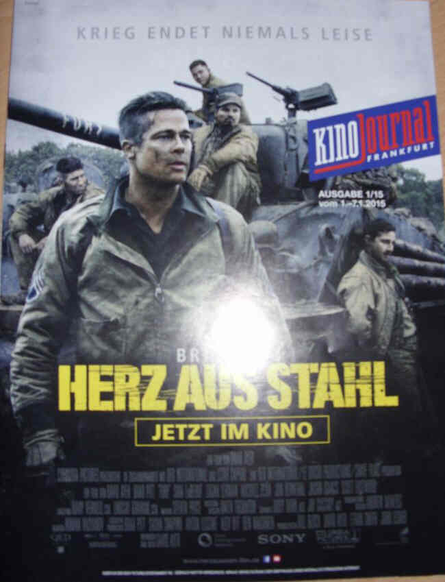 KINO JOURNAL FRANKFURT magazine side cover  January 2015