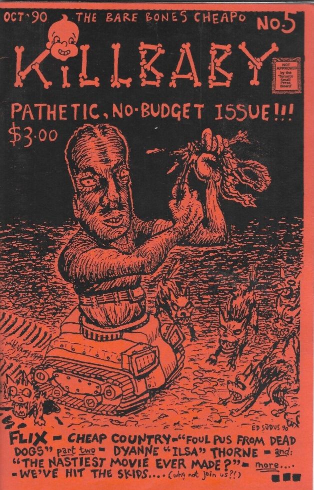 KILLBABY magazine side cover Issue 5  1990