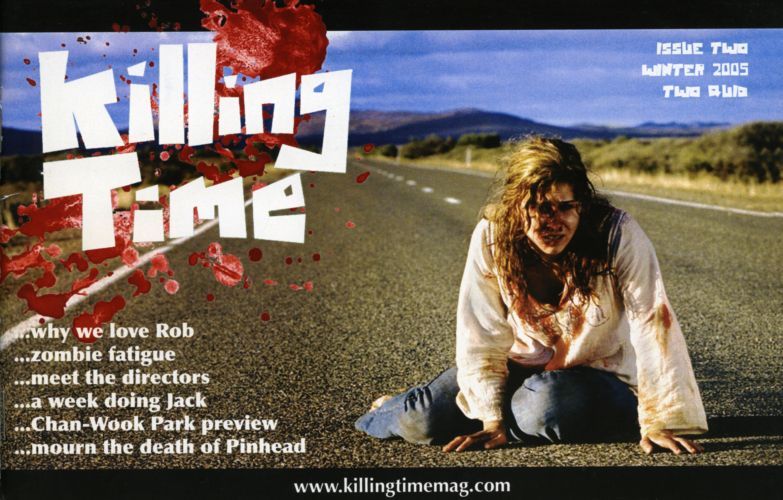 KILLING TIME magazine side cover Issue 2 Winter 2005