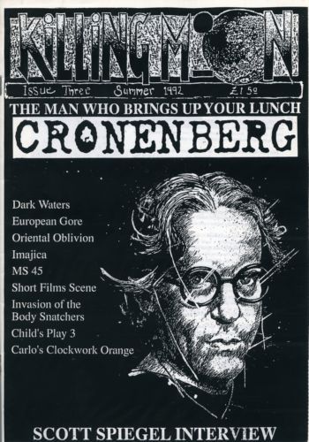 KILLING MOON magazine side cover Issue 3 Summer 1992