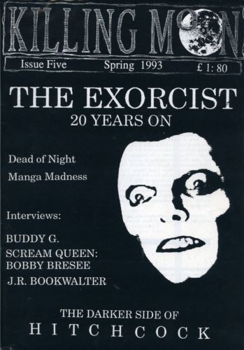 KILLING MOON magazine side cover Issue 5 Spring 1993