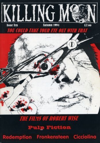 KILLING MOON magazine side cover Issue 10  1994