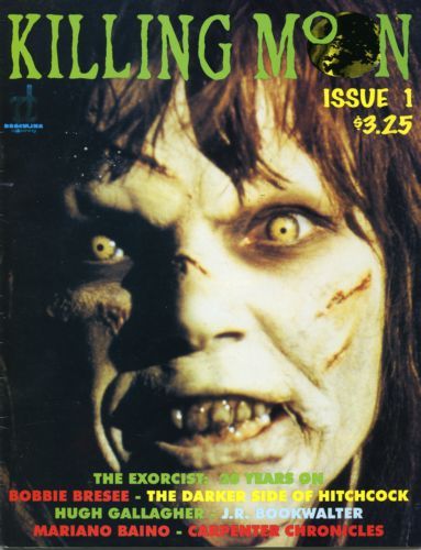 KILLING MOON magazine side cover Issue 1  USA issue  1994