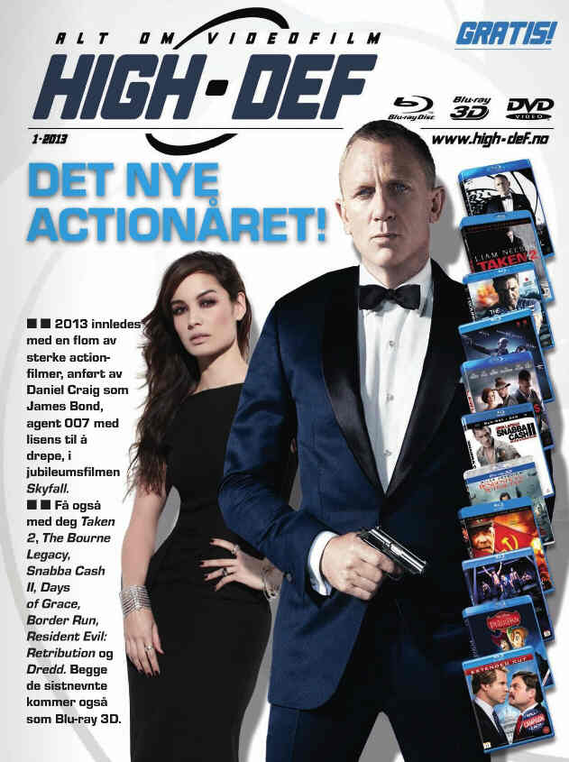 KINOMAGASINET magazine side cover Issue 1 January/February 2013