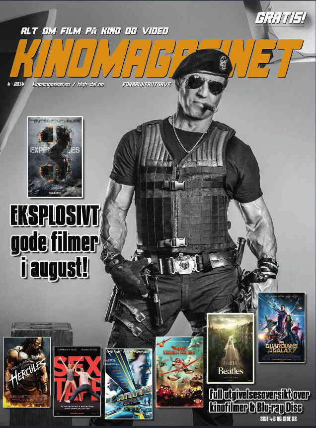 KINOMAGASINET magazine side cover Issue 4 August 2014