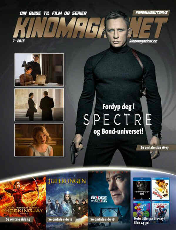 KINOMAGASINET magazine side cover Issue 7  2015