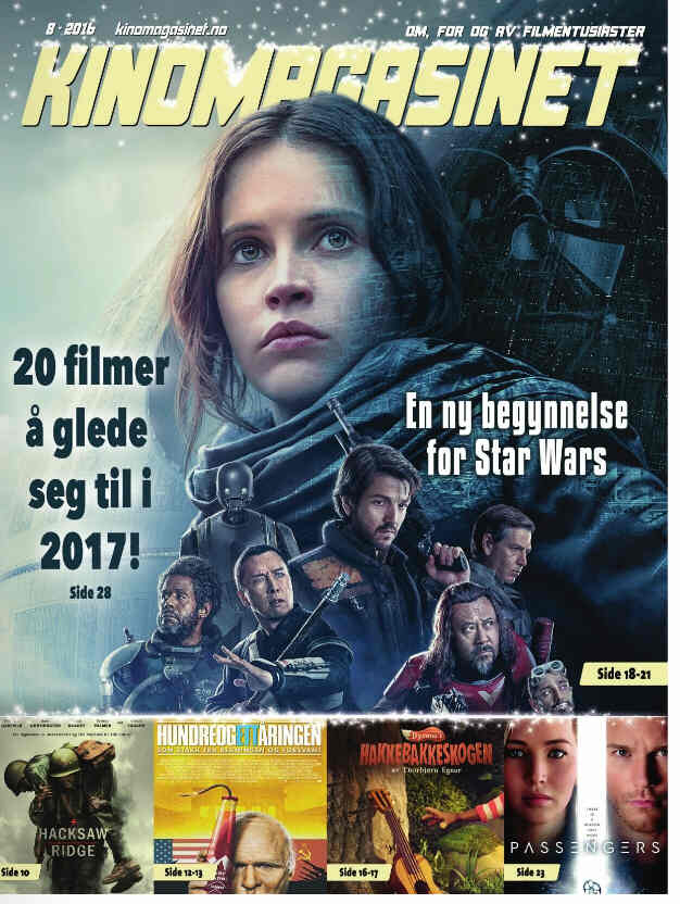KINOMAGASINET magazine side cover Issue 8  2016