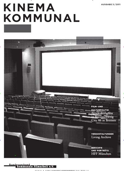 KINEMA KOMMUNAL magazine side cover Issue 3  2011