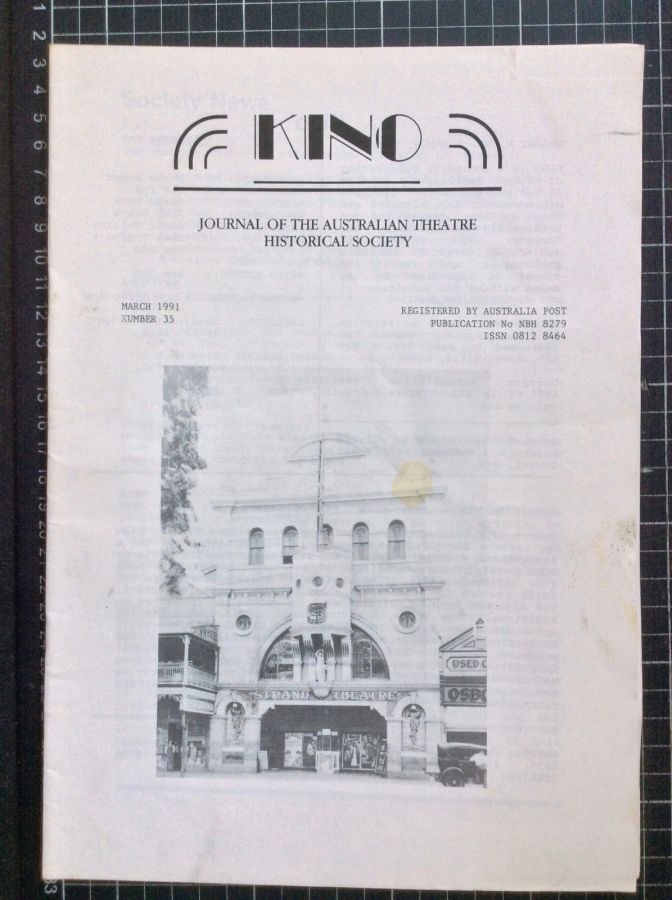 KINO (Australia) magazine side cover Issue 35  March 1991