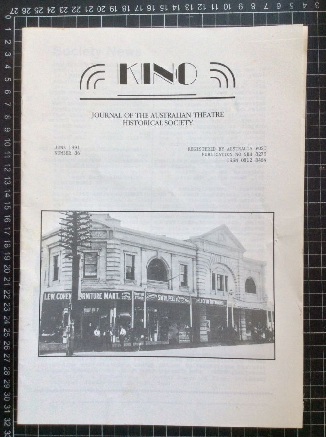 KINO (Australia) magazine side cover Issue 36  June 1991