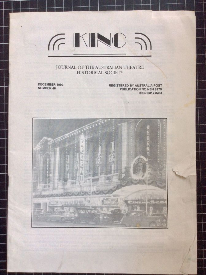 KINO (Australia) magazine side cover Issue 46  December 1993