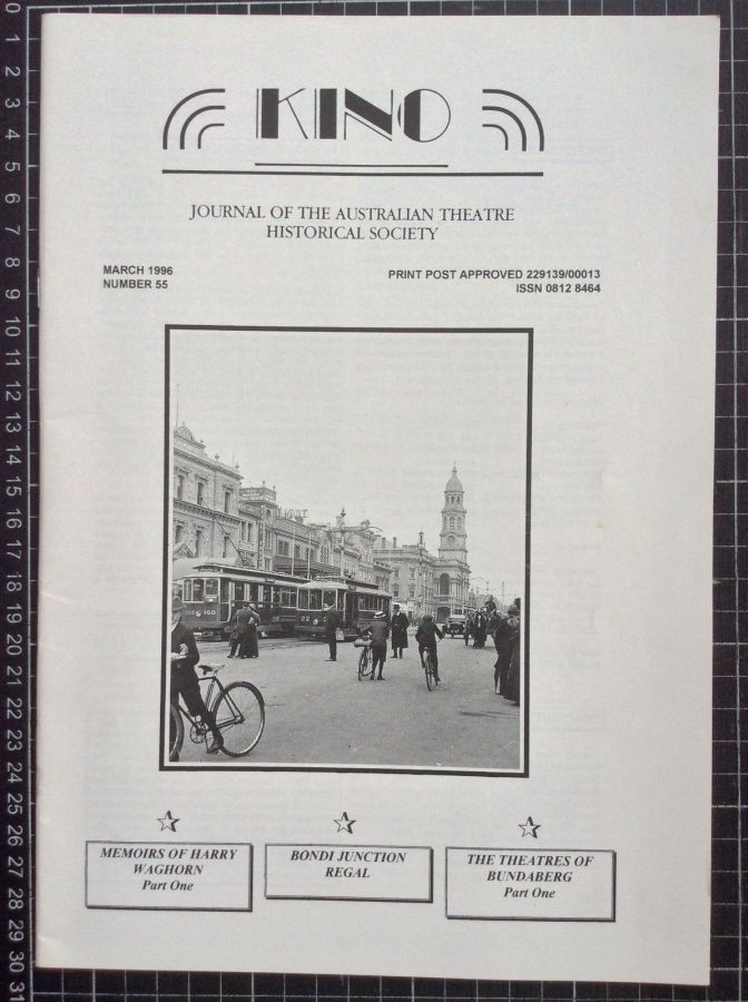 KINO (Australia) magazine side cover Issue 55  March 1996