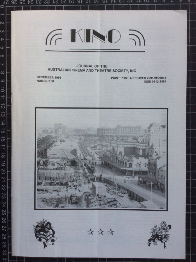 KINO (Australia) magazine side cover Issue 58  December 1996
