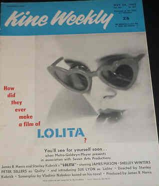 KINE WEEKLY magazine side cover 24 May 1962