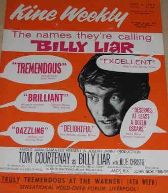 KINE WEEKLY magazine side cover 5 September 1963