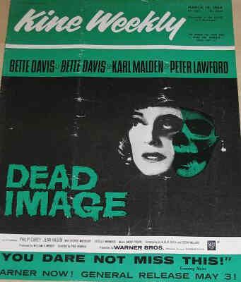 KINE WEEKLY magazine side cover 19 March 1964