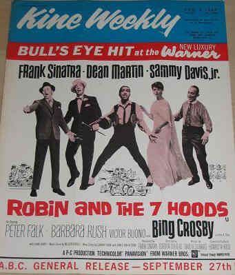 KINE WEEKLY magazine side cover 6 August 1964