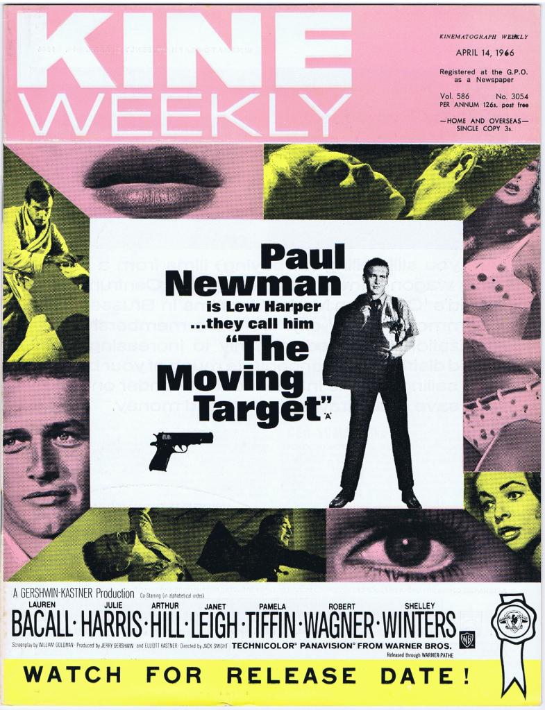 KINE WEEKLY magazine side cover 14 April 1966